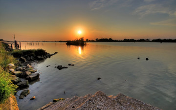 Картинка природа восходы закаты море закат пейзаж