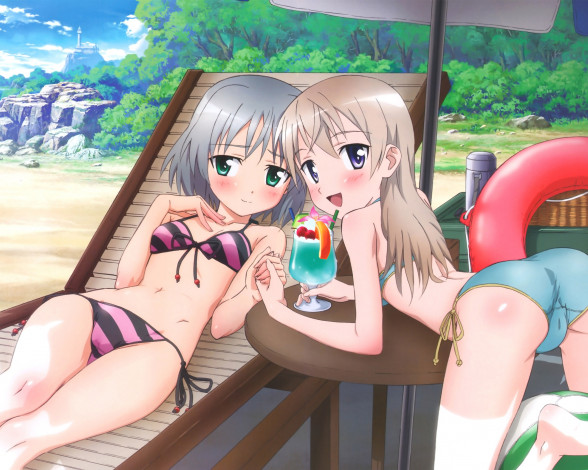 Обои картинки фото аниме, strike, witches