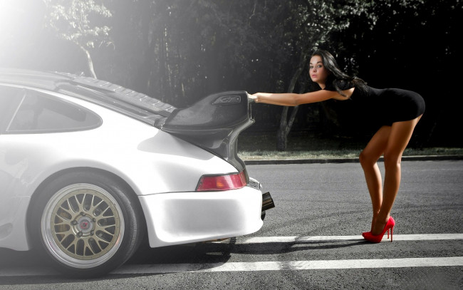 Обои картинки фото автомобили, авто, девушками