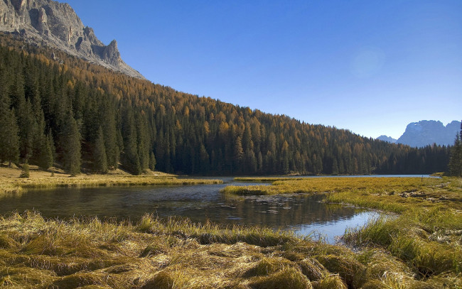 Обои картинки фото природа, реки, озера, пейзаж, река, небо