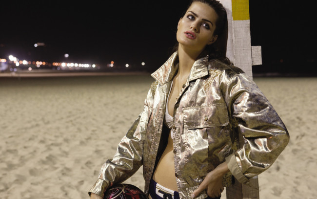 Обои картинки фото Isabeli Fontana, девушки, , , куртка