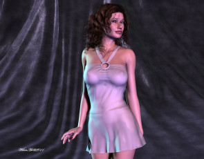 Картинка 3д графика people люди девушка