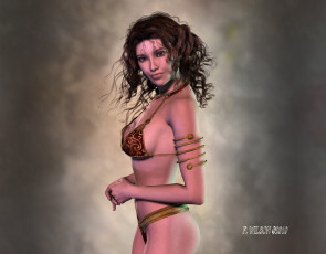 Картинка 3д графика people люди девушка