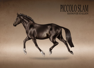 Картинка рисованные животные лошади лошадь