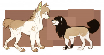 Картинка рисованные животные собаки