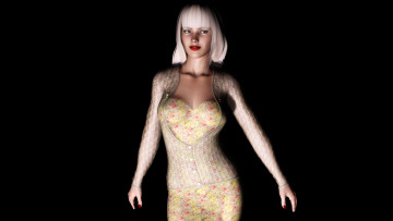 Картинка 3д графика people люди девушка