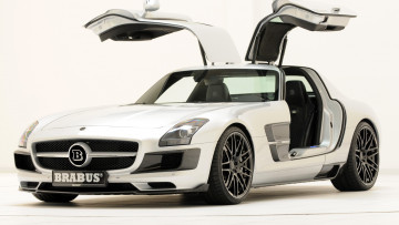 обоя mercedes, sls, автомобили, brabus, daimler, ag, германия