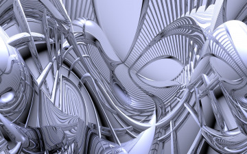 Картинка 3д графика fractal фракталы