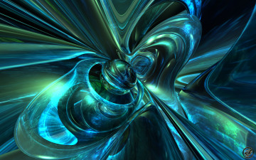 Картинка 3д графика fractal фракталы узор