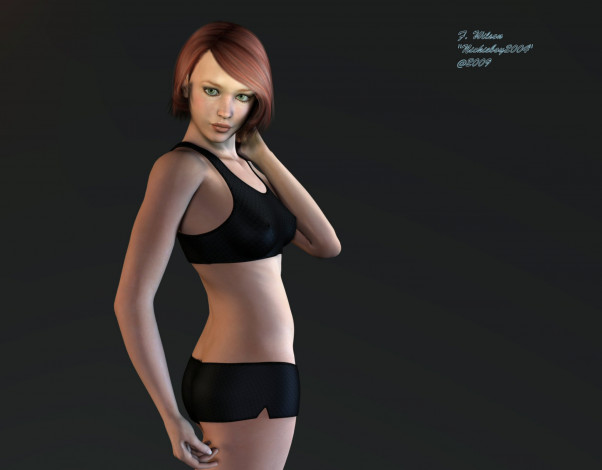 Обои картинки фото 3д, графика, people, люди, девушка