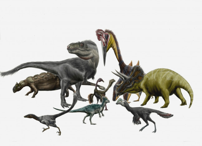 Обои картинки фото рисованные, животные, доисторические