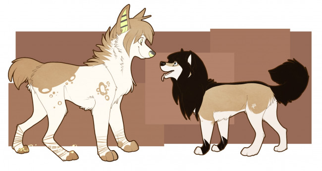 Обои картинки фото рисованные, животные, собаки