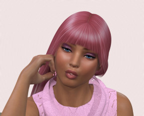 Картинка 3д+графика portraits+ портрет взгляд девушка