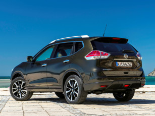 обоя автомобили, nissan, datsun, 2014г, t32, темный, x-trail