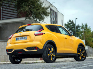 Картинка автомобили nissan datsun juke желтый 2014г yf15
