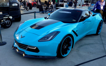 Картинка автомобили выставки+и+уличные+фото corvette