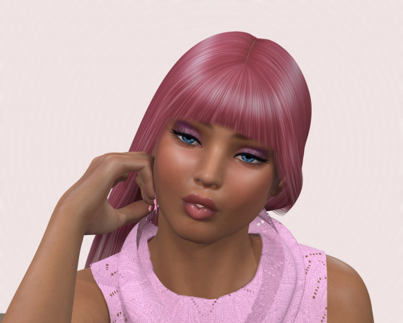 Обои картинки фото 3д графика, portraits , портрет, взгляд, девушка