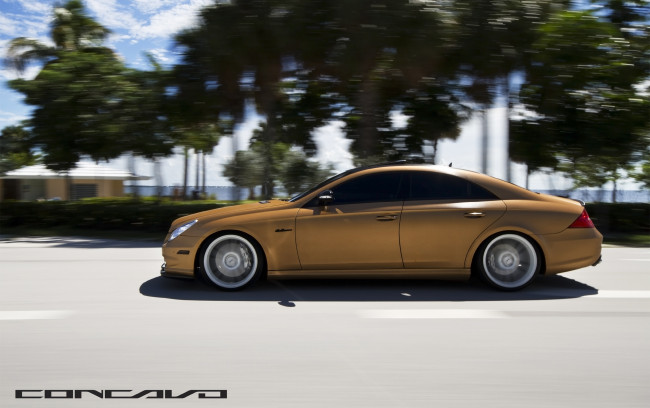 Обои картинки фото автомобили, mercedes-benz, gold, mercedes