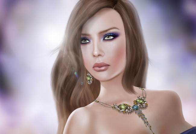 Обои картинки фото 3д графика, portraits , портрет, лицо