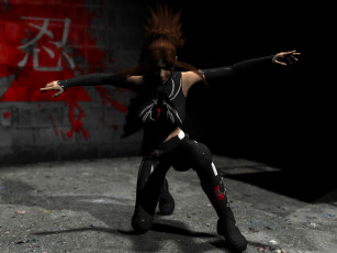 Картинка 3д+графика люди+ people взгляд девушка поза фон