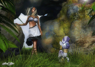 Картинка 3д+графика люди+ people фон взгляд девушка