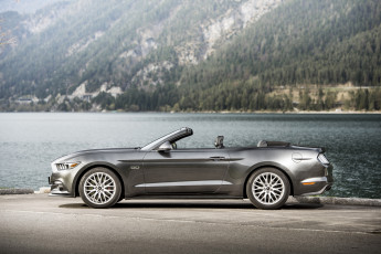 Картинка автомобили ford convertible mustang gt 2015г eu-spec