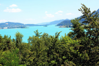 Картинка природа реки озера лето озеро деревья горы