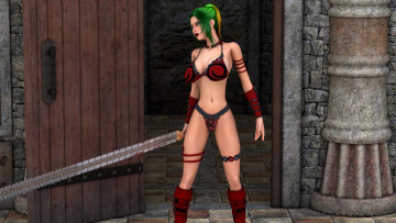 Картинка видео+игры dark+heresy девушка фон взгляд оружие