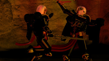 Картинка видео+игры dark+heresy фон взгляд девушка киборг