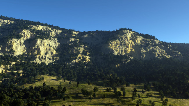 Обои картинки фото 3д графика, природа , nature, горы, лес