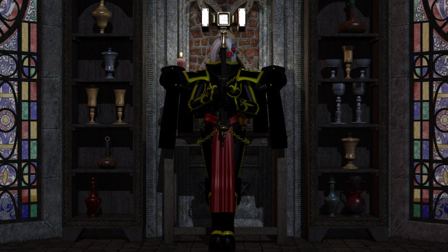 Обои картинки фото dark heresy, видео игры, взгляд, фон, киборг