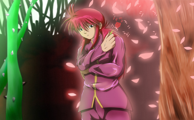 Обои картинки фото разное, арты, лес, фон, девушка, взгляд