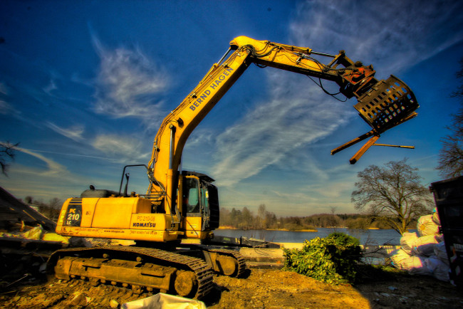 Обои картинки фото техника, экскаваторы, экскаватор
