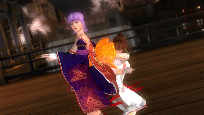 Обои картинки фото 3д графика, аниме , anime, девушки, взгляд, фон, поза