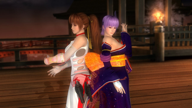 Обои картинки фото 3д графика, аниме , anime, взгляд, девушки, поза, фон