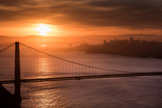 Обои картинки фото golden gate bridge, города, - мосты, пролив, мост