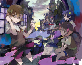 Картинка аниме toaru+majutsu+no+index фон взгляд девушки