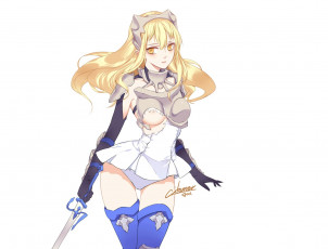 Картинка аниме danmachi девушка