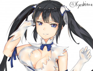 Картинка аниме danmachi гестия