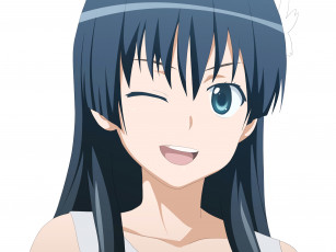 Картинка аниме toaru+majutsu+no+index фон взгляд девушка