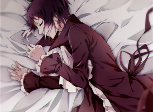 Картинка аниме bungou+stray+dogs бродячие псы литературные гении