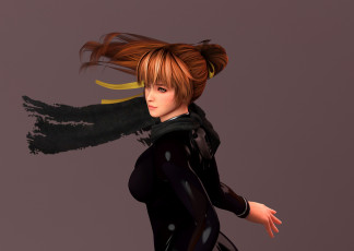 Картинка 3д+графика люди+ people девушка взгляд фон