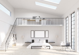 Картинка 3д+графика реализм+ realism спальня комната