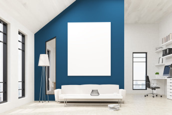 Картинка 3д+графика реализм+ realism комната диван