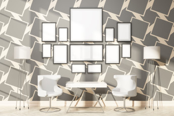 обоя 3д графика, реализм , realism, стол, комната