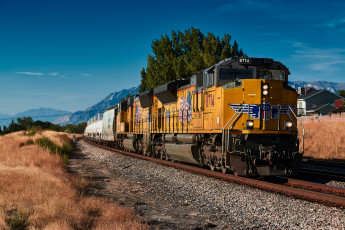 Картинка техника поезда состав локомотив