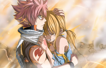 Картинка аниме fairy+tail пара