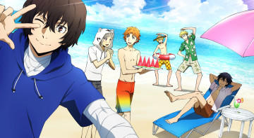 Картинка аниме bungou+stray+dogs литературные гении бродячие псы