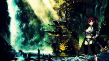 Картинка аниме fairy+tail эльза