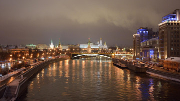 Картинка города москва+ россия московский кремль москва москва-река